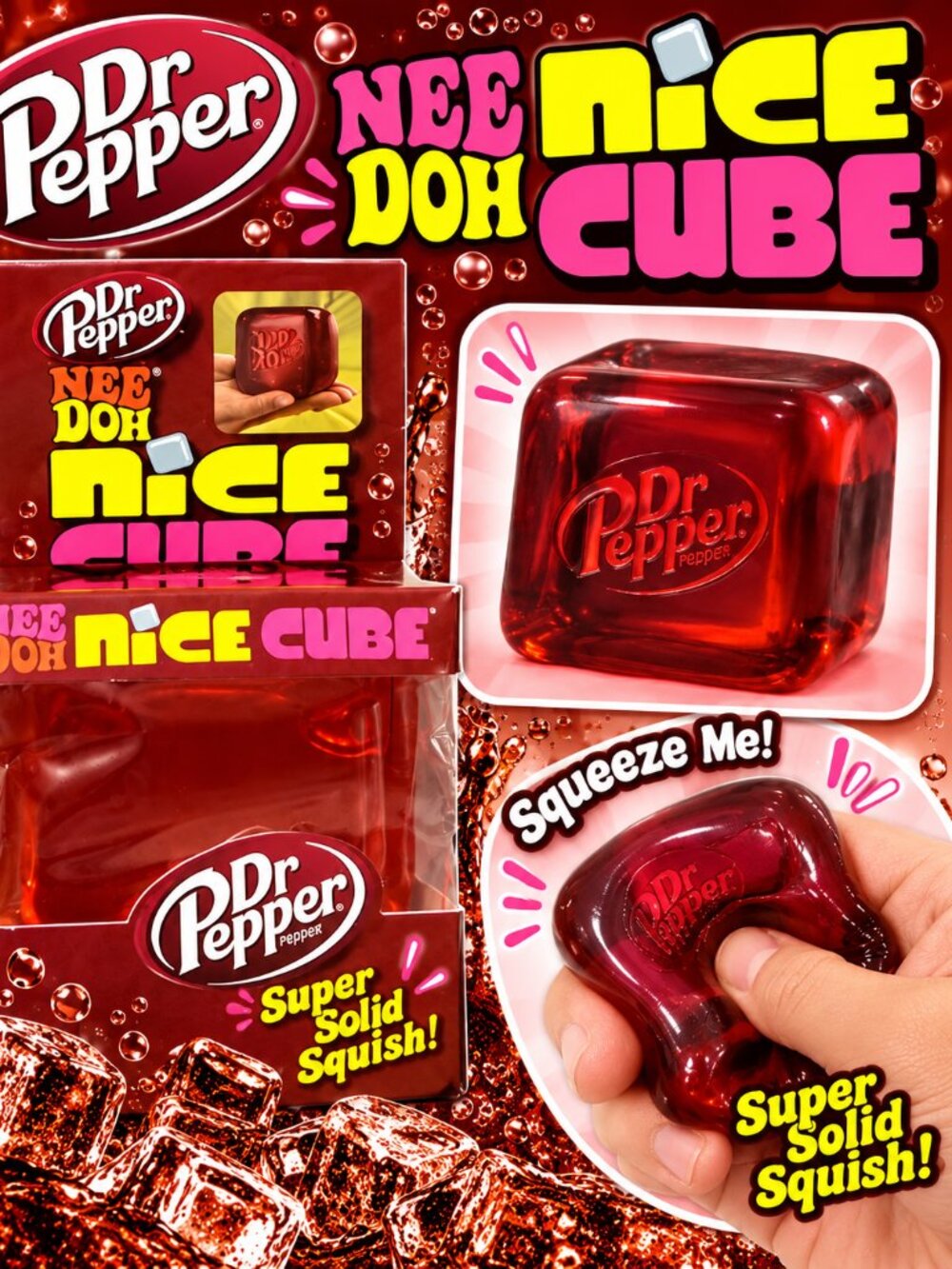 DR Pepper Nee Doh Squishy